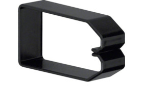 tehalit.BA6 Klamra do przewodów 80x40 czarny B800403 HAGER