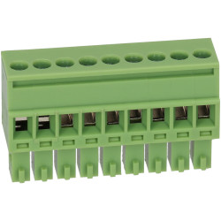 TruConnect 215383 3.5mm Female Pluggable Vertical 9 Way Terminal Block
