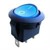 Przełącznik DC kołyskowy 3-pin 2-pozycje ON-OFF podświetlany niebieski 12VDC/20A 2szt.