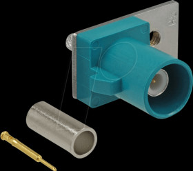 89751 FAKRA Z plug spring pin for crimping 1 prepunched hole