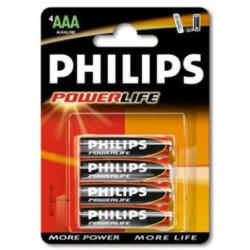Bateria POWER Alkaline LR03/B4 ! blister Philips