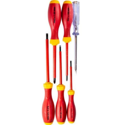 Zestaw Modeco Expert MN-11-070 6 wkrętaków VDE (w etui) – do prac elektrycznych pod napięciem