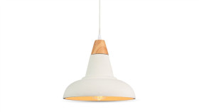 Lampa Wisząca Vt-7301 Pendent Light Concrete+Wooden Fi290cm 3858