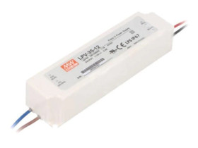 LPV-35-12 Zasilacz impulsowy, LED, 36W, 12VDC, 3A, 90÷264VAC, 127÷370VDC