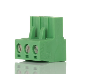 Wtykowy blok zaciskowy 3 -pinowe raster 5mm Wciskane Żeński Phoenix Contact