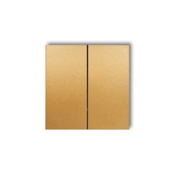 Klawisze podwójne do łączników DECO, MINI (komplet dwóch sztuk) złoty 29DKL-2