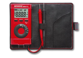 Miernik cyfrowy uniwersalny z akcesoriami w etui LCD 0,1mV-600V AC/DC CAT III 300V CAT II 600V 044084