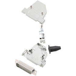 Encitech 6355-8090-04 DTSL37 SJR D-Sub 37 Pins 45&#xB0; Solder Bucket 1pc