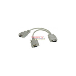 Rozgałęźnik VGA wt./2xgn.Adapter SVGA na dwa monitory