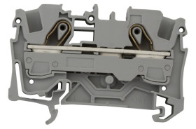 Złączka szynowa 2-przewodowa 6mm2 szara 2006-1201 TOPJOBS