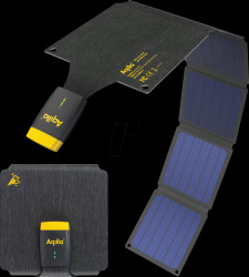 AQSCP21SUN000 Mobile solar panel, 21 W, USB-C