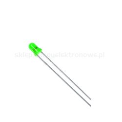 Dioda LED zielona 3mm
