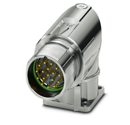 Złącze wielostykowe przemysłowe 17-pinowe M23 Montaż przedni Wtyczka Phoenix Contact