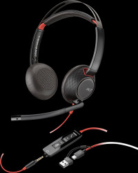 8X231AA Headset, Blackwire 5220, USB-C, 3.5 MM, +USB-C/A