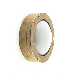 Oprawa mosiężna OCZKO 67A, G9, 60W, klosz matowy-szkło, IP64 A67A