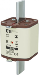 Wkładka bezpiecznikowa - zaczepy izolowane NH3/I 315A gG 690V 004196327 /3szt./