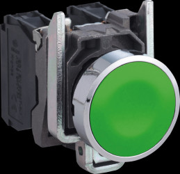 XB4BA31 Push-button, 1 NO contact, momentary