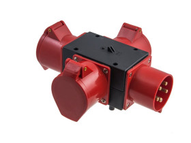 Rozdzielnica budowlana RB gniazda 3x32A/5 wtyki 1x32A/5 IP44 R-BOX MINI B.MINI-2 PAWBOL