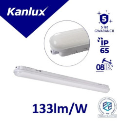 Oprawa hermetyczna MAH LED HI 48W-NW RYF 6400lm 4000K IP65 1470/80mm PC/PC 22608