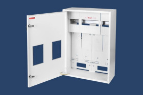 Szafka licznikowa natynkowa/podtynkowa (uniwersalna) 2-licznikowa IP30 RU-2L-P Z/O (7+7mod.)