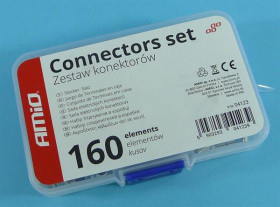 ZESTAW ŁĄCZNIKÓW KABLOWYCH 160szt 1,2/2/