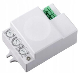 Czujnik ruchu / zmierzchu mikrofalowy sensor do LED HF: 5.8G Hz CW radar IP20 6S-CR6-MF