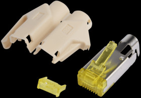 H7642.1 Hirose RJ45 plug, Cat 6a, TM31, beige