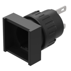 Element wykonawczy przycisku, Siłownik, do uzytku z: Urządzenia przełączające, Czarny