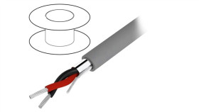 2241C-Sl005 Przewód Na Rolce 30,5M Alpha Essential 1X2x18awg Pvc Ciemnoszary...