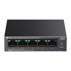 TP-Link LS105LP, Switch niezarządzalny, 5x 10/100 RJ-45, PoE+, desktop