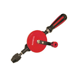 Faithfull FAIHANDDRILL Hand Drill Double Pinion 8mm Capacity