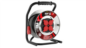 Przedł.Bębnowy Kerg 3G1.5 30M Czarny H05rrf Standard Guma Epr