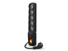 LISTWA ZASILAJĄCA ACAR F5 PRO 5M 5X 230V PL CZARNA