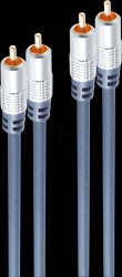 SP40102 2x RCA plug auf 2x RCA plug 1.5 m