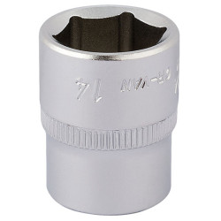 Elora 11103 14mm 1/4&quot; Square Drive Hexagon Socket