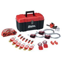 Master Lock S1117VES31KA Valve &amp; Electrical Lockout Toolbox Kit 23-Piece
