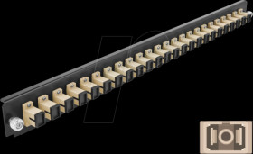 43353 19" Splice Box Front Panel, 24 port, SC Simplex, beige
