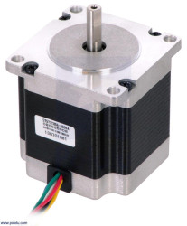 Pololu Stepper Motor: Unipolar/Bipolar, 200 Steps/Rev, 57×56mm, 3.6V, 2 A/Phase