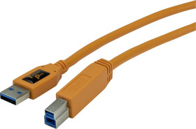 Tether Tools Kabel USB USB 3.2 Gen1 (USB 3.0) Złącze męskie USB-A, Złącze męskie USB-B 4.60 m pomarańczowy CU5460ORG
