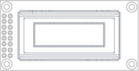 OLED-050H016A-WPP5N00000 50 x16 Graphic OLED