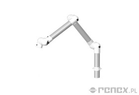 Ramię ALSIDENT 1290mm do systemu ALUMINIUM 75 montowane do blatu - czerwone połączenia