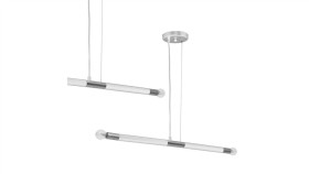 Lampa Wisząca Bastone White / Chrome 2Xe14 Mlp6566 Milagro