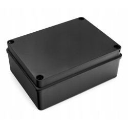 Puszka hermetyczna 190 x 140 x 70 bez dławików IP65 bezhalogenowa, czarna PAWBOL S-B416C