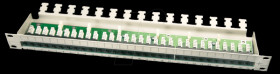 37588.1 19" ISDN patch panel, 25-way