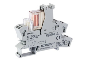 Moduł przekaźnika 24V dc WAGO 16A Szyna DIN bieguny 1