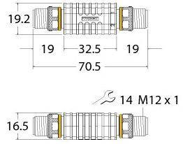 Turck 6631954 Adapter czujnika/aktuatora adapter 1 szt.
