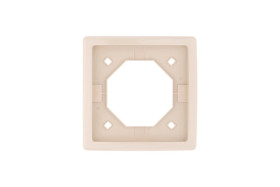 Simon Basic Standard Ramka bryzgoszczelna pojedyncza IP44 z uszczelką beżowa BMR1B/12