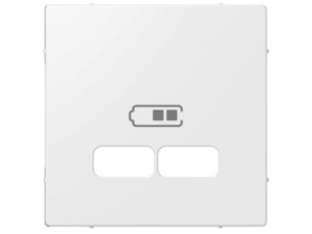 MERTEN SYSTEM M Płytka czołowa gniazda ładowania USB biały polarny MTN4367-0319 SCHNEIDER ELECTRIC