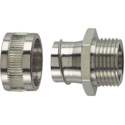 HellermannTyton 166-30315 SC20-FM-PG16 HelaGuard Metallic Conduit Screw Fitting