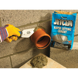 Everbuild JETCEM6 Jetcem Rapid Set Cement 12kg (2 x 6kg Packs)